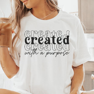 Geschapen met een doel Tri-Blend shirt