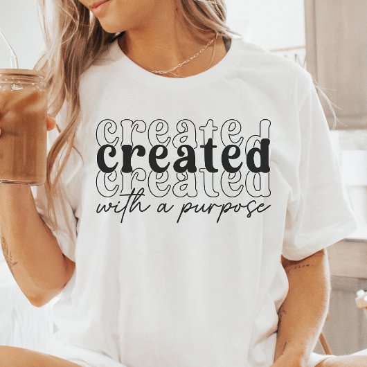 Geschapen met een doel Tri-Blend shirt