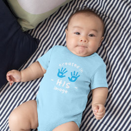 GESCHAPEN NAAR ZIJN EVENBEELD CHRISTELIJK ROMPER