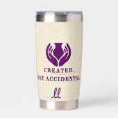 Geschapen. Niet Toevallig. Geïsoleerde Drinkbeker (Voorkant)