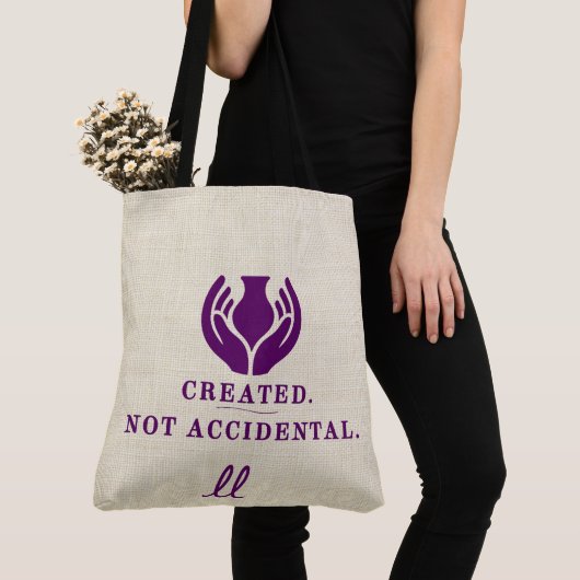 Geschapen. Niet Toevallig. Tote Bag (Dichtbij)
