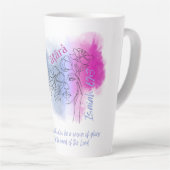 Geschapen om een Kroon te Zijn (Jesaja 62:3) Latte Mok (Rechterhoek)