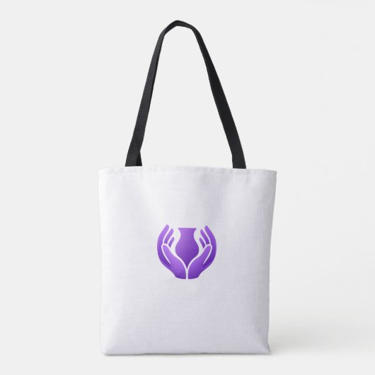 GESCHAPEN OM TE SCHIJNEN – Matteüs 5:14 Tote Bag (Achterkant)