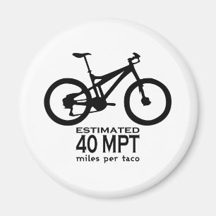 Geschat op 40 km per Taco Magneet