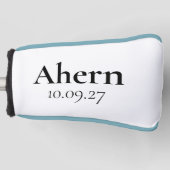 Geschatte bruidegom golfhandschoen golfheadcover (Voorkant)