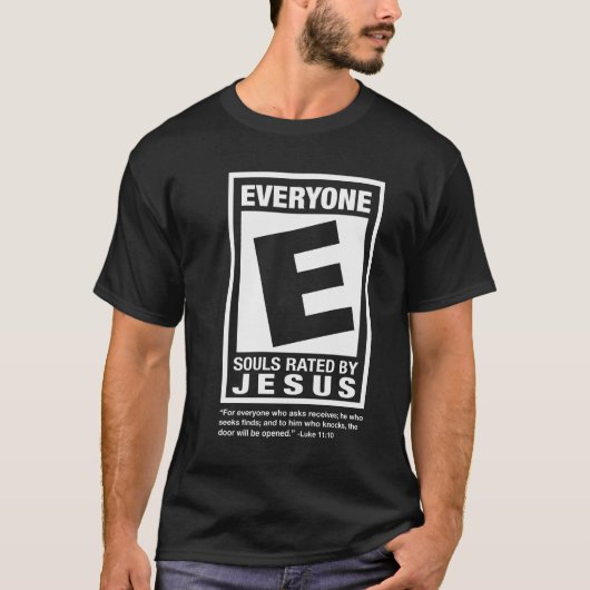 Geschatte E voor Men T-shirt (Voorkant)