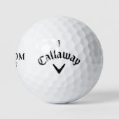 Geschatte golfballen voor de bruidegom (Logo)