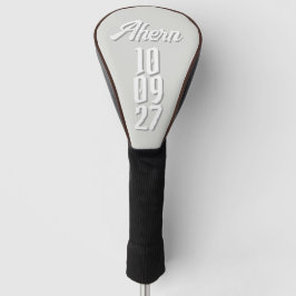 Geschatte handschoen voor de bruidegom golfheadcover