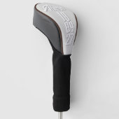 Geschatte handschoen voor de bruidegom golfheadcover (Schuin)