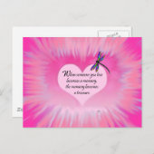 Geschatte Herinneringen Dragonfly Briefkaart (Voorkant / Achterkant)