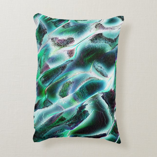 Geschatte ruwheid van virtuele rots- en regenwoude accent kussen (Achterkant (Verticaal))