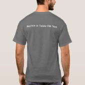 Geschatting T-shirt (Achterkant)