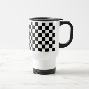 Gescheckerde Vlag Racing Reis Koffiemok Cadeau Reisbeker