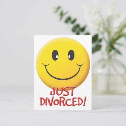 gescheiden briefkaart (Staand voorkant)