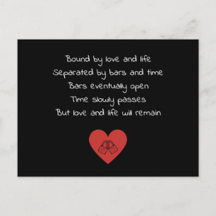 gescheiden door bakken en tijd briefkaart