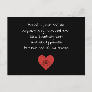 gescheiden door bakken en tijd briefkaart