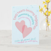 Gescheiden door oceanen kaart (Gele Bloem)