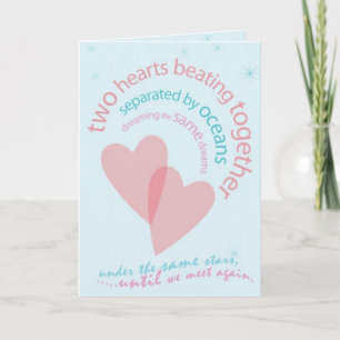 Gescheiden door oceanen kaart