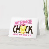 Gescheiden enkel Kuiken Kaart (Voorkant)