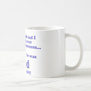 gescheiden koffiemok