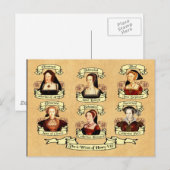 Gescheiden, Onthoofd, stierf… Vrouwen van Henry Briefkaart (Voorkant / Achterkant)