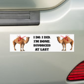 GESCHEIDEN OP DE LAATSTE BUMPERSTICKER (Op auto)