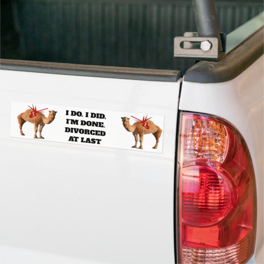 GESCHEIDEN OP DE LAATSTE BUMPERSTICKER (Op Truck)