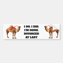 GESCHEIDEN OP DE LAATSTE BUMPERSTICKER