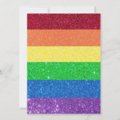 Gescheiden ouders Rainbow bruiloft uitnodigingen (Achterkant)