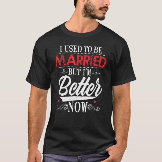 Gescheiden Uit Elkaar Gescheiden Scheiding Echtsch T-shirt (Voorkant)
