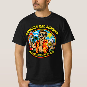 Gescheiden Vader Zomer, Grilleren & Spannend Sinds T-shirt