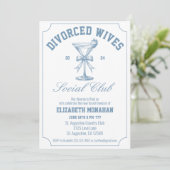 gescheiden vrouwen sociale club echtscheiding part kaart (Staand voorkant)