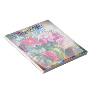 Geschenk bloemschildering notitieblok