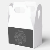 Geschenk Box mit schlichtem Cupcake Design Bedankdoosjes (Geopend)