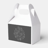 Geschenk Box mit schlichtem Cupcake Design Bedankdoosjes (Voorkant Zijde)