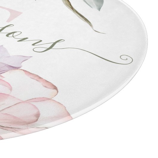 Geschenk gesneden bloemen snijplank (Hoek)