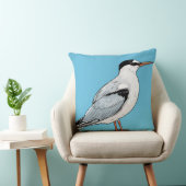 Geschenk met afbeelding van een visdiefje, geïnspi kussen (Stoel)