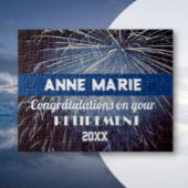 Geschenk met pensioen! Aangepaste pensioenpuzzel Legpuzzel