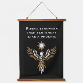 Geschenk om opnieuw te beginnen hangend wandkleed