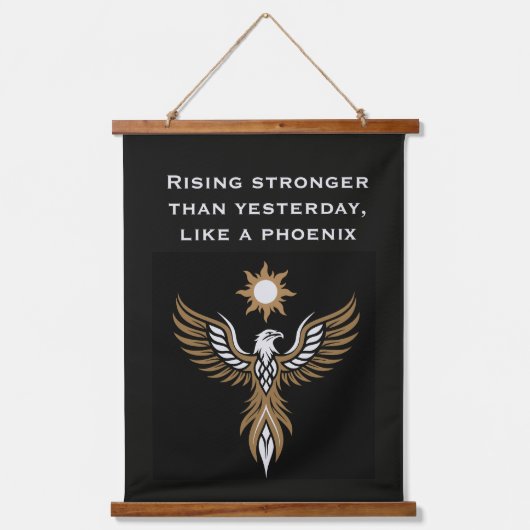 Geschenk om opnieuw te beginnen hangend wandkleed (Voorkant)