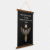Geschenk om opnieuw te beginnen hangend wandkleed (Gebogen)
