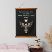 Geschenk om opnieuw te beginnen hangend wandkleed (Slaapkamer)