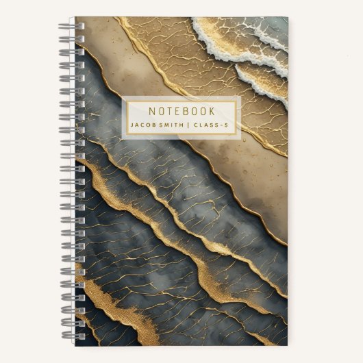 Geschenk spiraalnotitieboek zachte kaft Aangepaste Notitieboek (Voorkant)