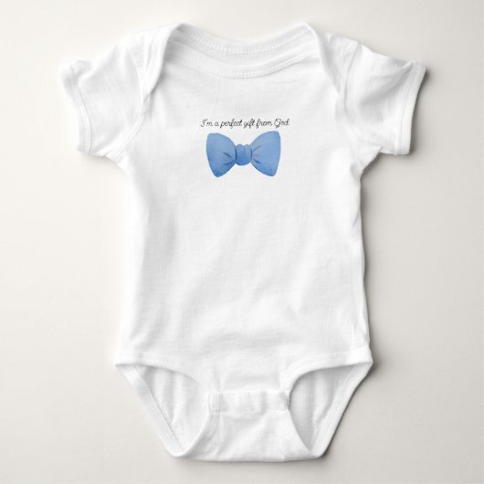 Geschenk van God babyjongen Romper (Voorkant)