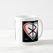 Geschenk van Liefde Bindrune Koffiemok (Voorkant rechts)