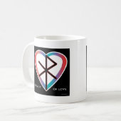 Geschenk van Liefde Bindrune Koffiemok (Voorkant links)
