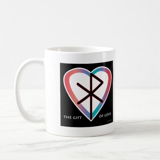 Geschenk van Liefde Bindrune Koffiemok (Links)