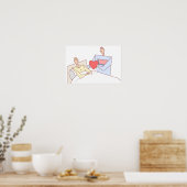 Geschenk van liefde. Harttransplantatie. Poster (Keuken)