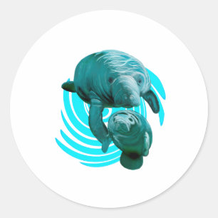 GESCHENK VAN LIEFDE RONDE STICKER
