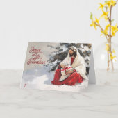 Geschenk van Verlossing Kerstmis Kaart (Gele Bloem)